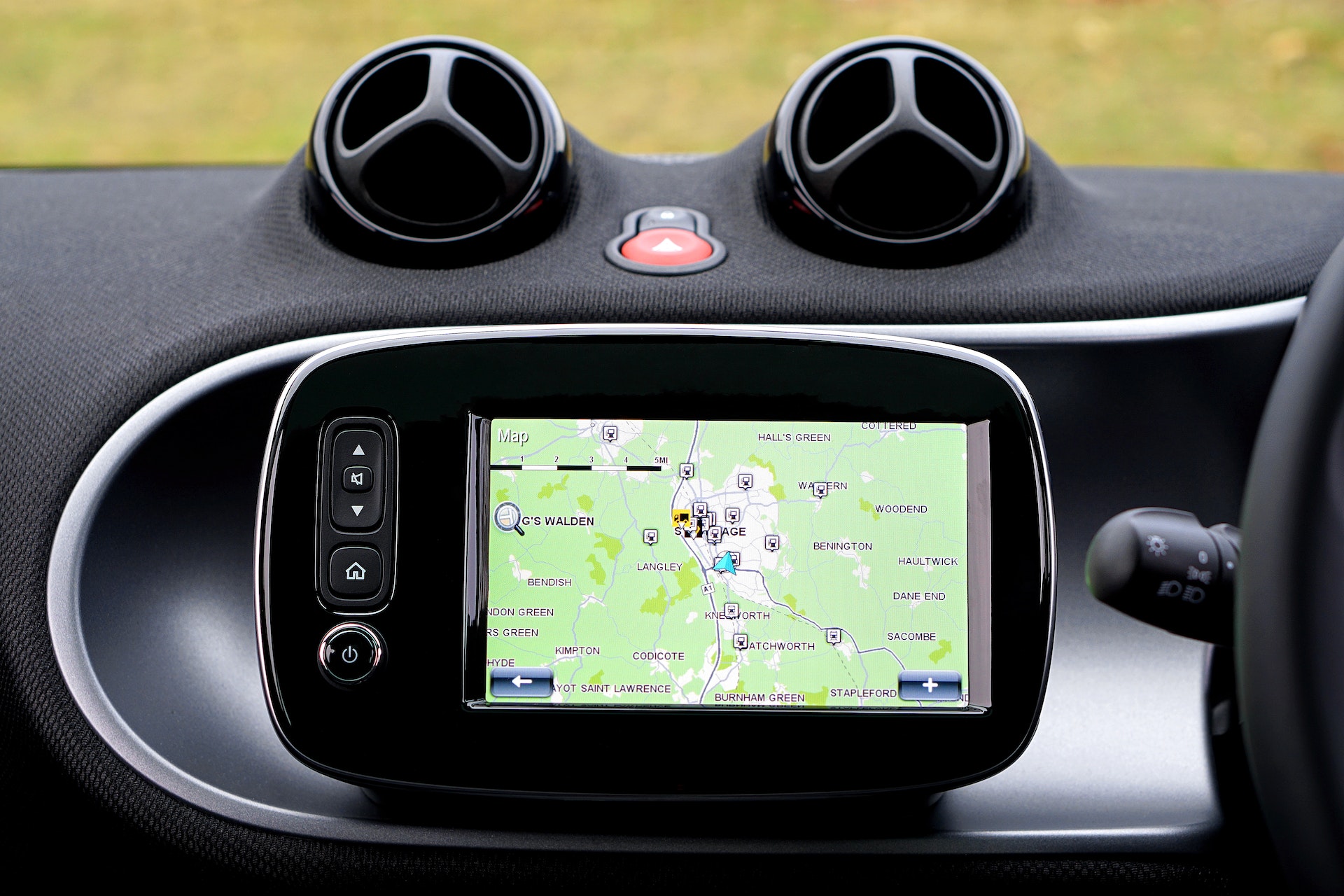 GPS in delivery vehicle