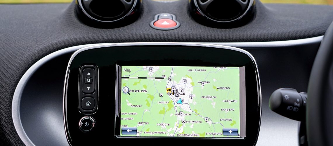 GPS in delivery vehicle